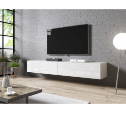 TV komoda závěsná SLIDE RTV 200, Bílá