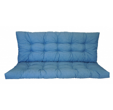 Polstr na zahradní houpačku 160 cm - látka tyrkysový melír Polstr na zahradní houpačku 160 cm - látka tyrkysový melír