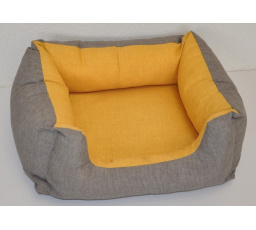 Pelíšek AXIN  žlutý - 58x48 cm