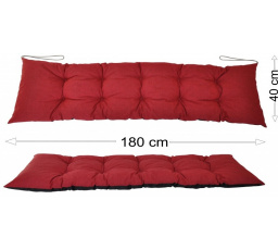 Podsedák 180x40 vínový melír