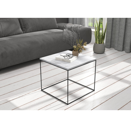 Konferenční stolek ELENA 50x50 Černý+Beton