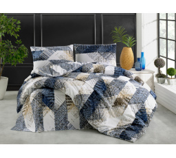 Povlak flanel Laris blue 30x40 cm