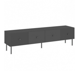 Televizní stolek VIENA RTV 1800 2D, Černá/Černá