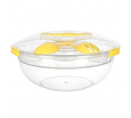 Nádoba na salát Bain de Soleil žlutá