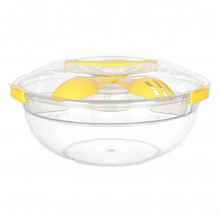 Nádoba na salát Bain de Soleil žlutá