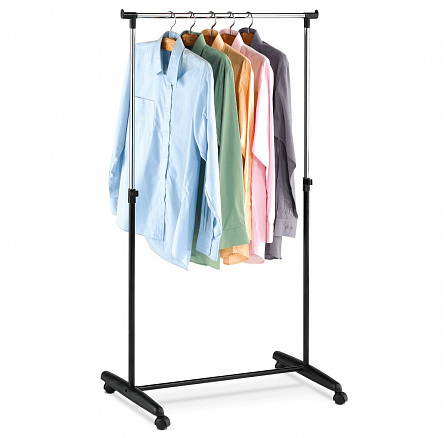 Stojan na šaty, kov, černá, ABD-1201 BK