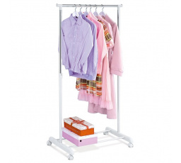 Stojan na šaty, plast, bílá, ABD-1209 WT