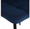 Jídelní židle, modrá, sametová látka, CT-281 BLUE4