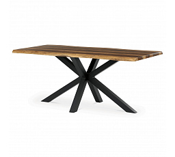 Jídelní stůl 180x90cm, mdf, old wood, HT-F4618 OLW