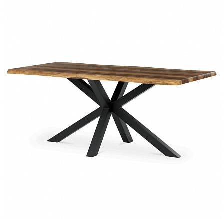 Jídelní stůl 180x90cm, mdf, old wood, HT-F4618 OLW