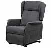 Polohovací křeslo, elektrické kabelové ovládání, šedá, látka, TV-1190 GREY2