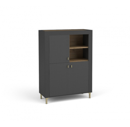 Systém "MOSSA" MO5 (Komoda 3D) - Barva: dub whisky