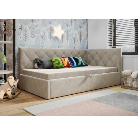 Postel ELZA - béžová - T13, Pravá strana