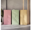 Kancelářská kovová skříň na dokumenty pudrově růžová: Fresh Style JAN H, 900 x 1950 x 400 mm