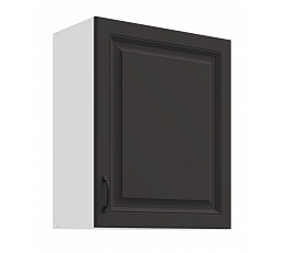 Horní skříňka STELLO - 60 G-72 1F, Bílá/Grafit