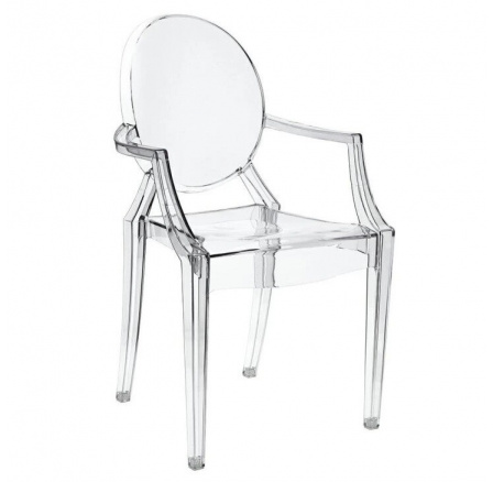 Jídelní židle Luis Ghoste, Transparent