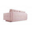 Pohovka rozkládací PASTELLA Růžová, Queens 19