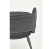Jídelní židle K364, šedý Velvet