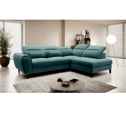 Rohová sedací souprava NOBLE, Velvetmat 38 Pravá