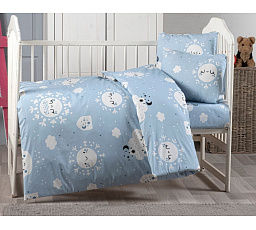 Bavlněný povlak na polštář 40x40cm s dětským motivem Modrý sen