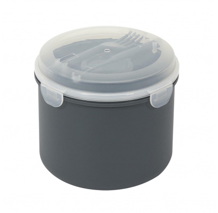 Lunch box Round 1,4l antracitový