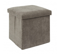 Pufa Intesi Vels Scott taupe skládací