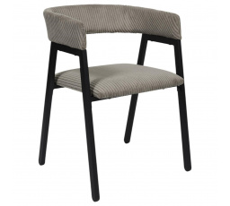 Židle Scott taupe/černý manšestr