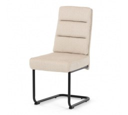 Jídelní židle, béžová, látka, DCL-P3107 CRM2