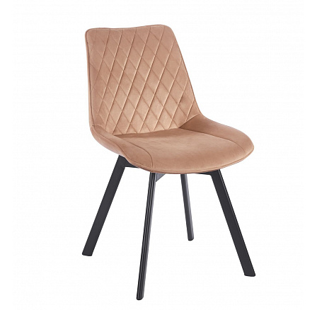 PŘEDPRODEJ -15 % do 25.09! Sametová židle - Riviera 24 cappuccino K62-FX