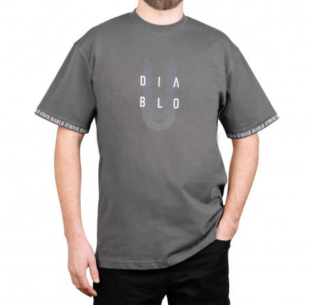 Pánské tričko-Antracitová-Extra Velká