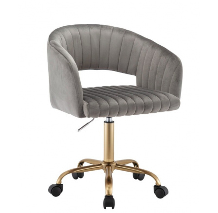 Kancelářské křeslo FB7JG, Šedá/Zlatá