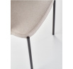 Jídelní židle K373, Béžová/Černá