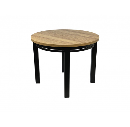 Ø100+2x40 URAN Laminát Kulatý Nohy Rovné