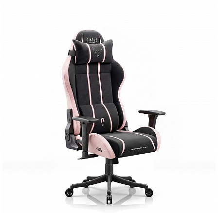 DIABLO CHAIRS X-ONE 2.0 >small< křeslo AKIRA PINK| Herní židle | látková herní židle