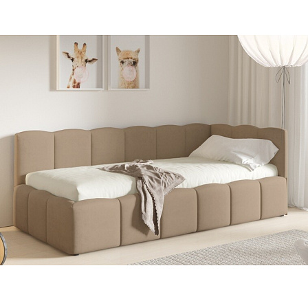 Postel TUNIS 200 x 120, nízký bok, Paros 3, Pravá Postel TUNIS 200 x 120, nízký bok, Paros 3, Pravá
