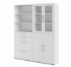 Vitrína OFFICE 80400/102, Bílá