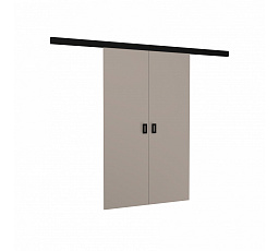 Dvoukřídlé nástěnné posuvné dveře TOPPO 166 Kašmír+Kašmír