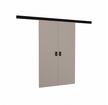 Dvoukřídlé nástěnné posuvné dveře TOPPO 166 Kašmír+Kašmír