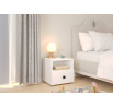 Noční stolek se zásuvkou EMI White Handle 4