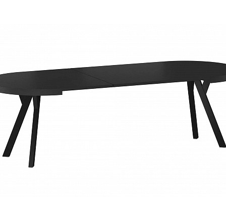 Jídelní stůl DOMINGO, Černá dýha/Černá Jídelní stůl DOMINGO, Černá dýha/Černá