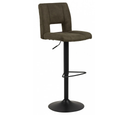 Barová židle Sylvia zelená/černá
