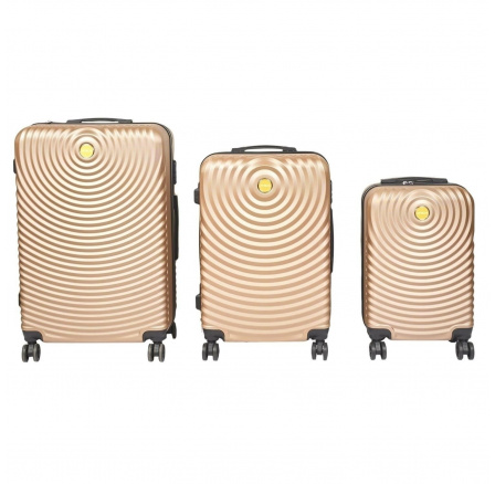 Sada tří kufrů Béžová Sada tří kufrů Béžová