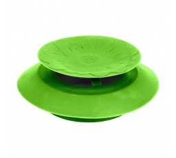 Silikonová zátka do dřezu zelená