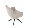 Jídelní židle, béžová, látka, DCH-P3170 LAN2