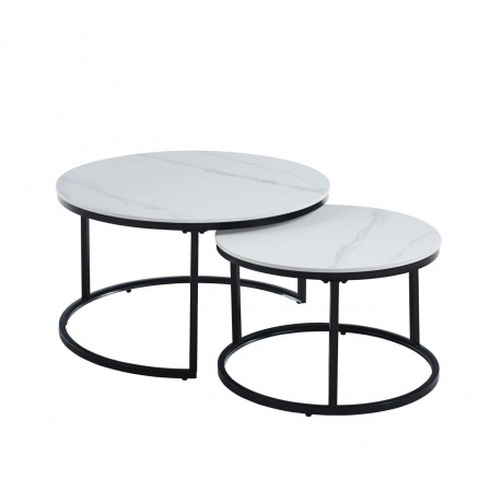 Lavice bílý mramor 80 + 60 L10-FX C