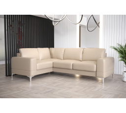 Rohová Kožená sedací souprava ARIA II 250x185 - levá, přírodní kůže - volitelná barva