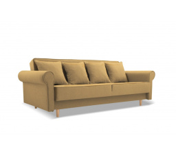 Pohovka rozkládací KRYSTYNA Žlutá, Norn 65