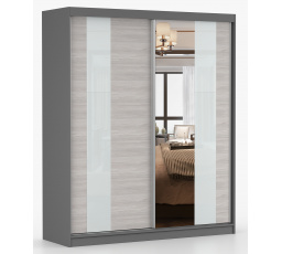 Šatní skříň MULTI 32 - 183 cm, Šedá/Kathult