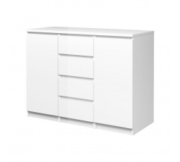 Komoda SIMPLICITY 236, Bílý lesk