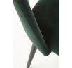 Jídelní židle K384, tmavě zelený Velvet